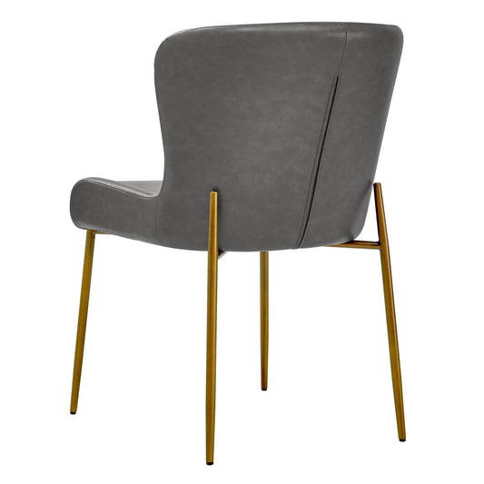 Dining Chair Set of 2 with Wooden Legs