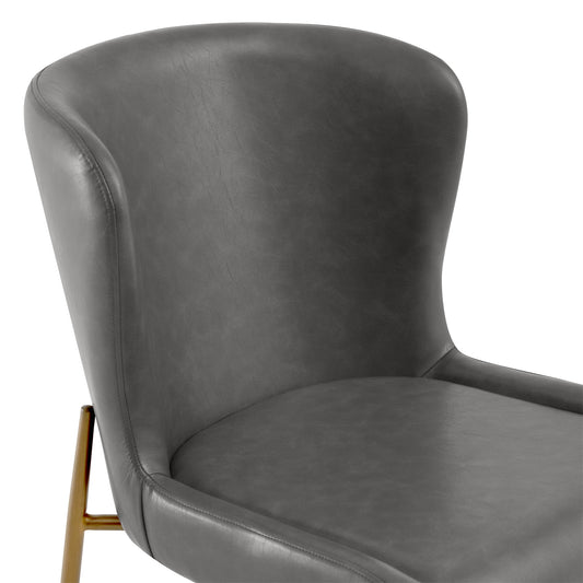 Dining Chair Set of 2 with Wooden Legs