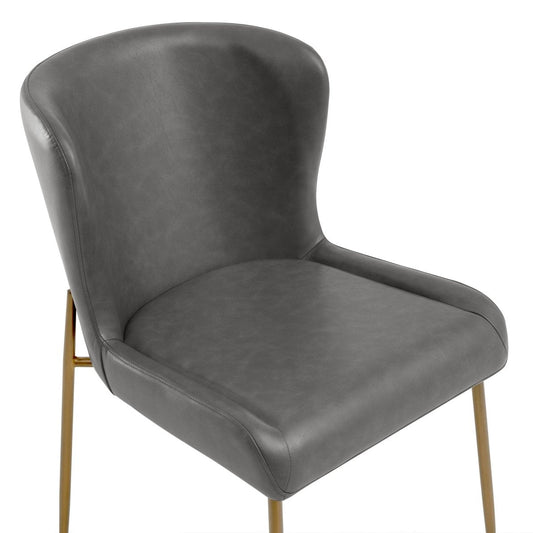 Dining Chair Set of 2 with Wooden Legs