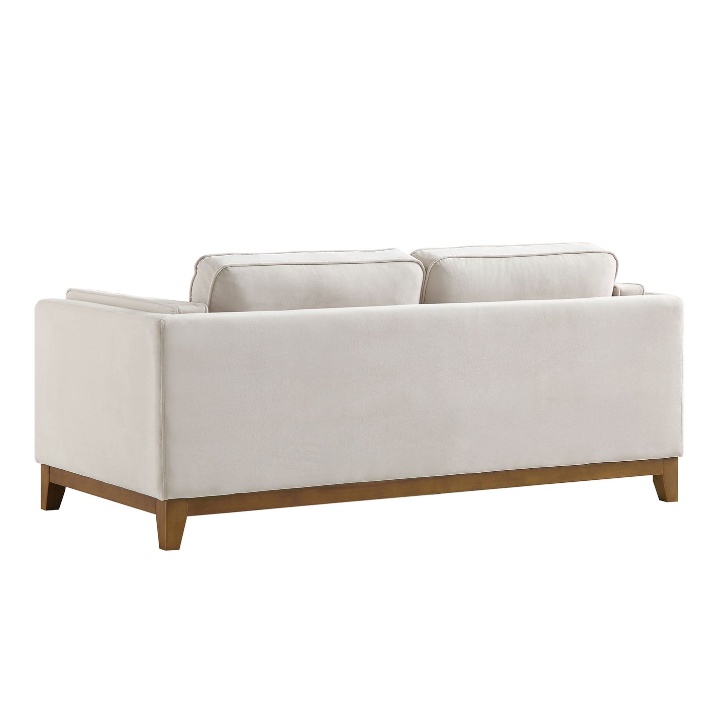 Dipley Velvet Sofa in Champagne, 2-Seater Design