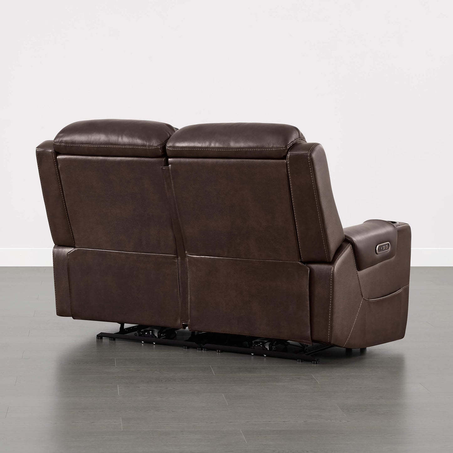 Dual Motor Reclining Sofa with Power Headrest in Garrison Fabric