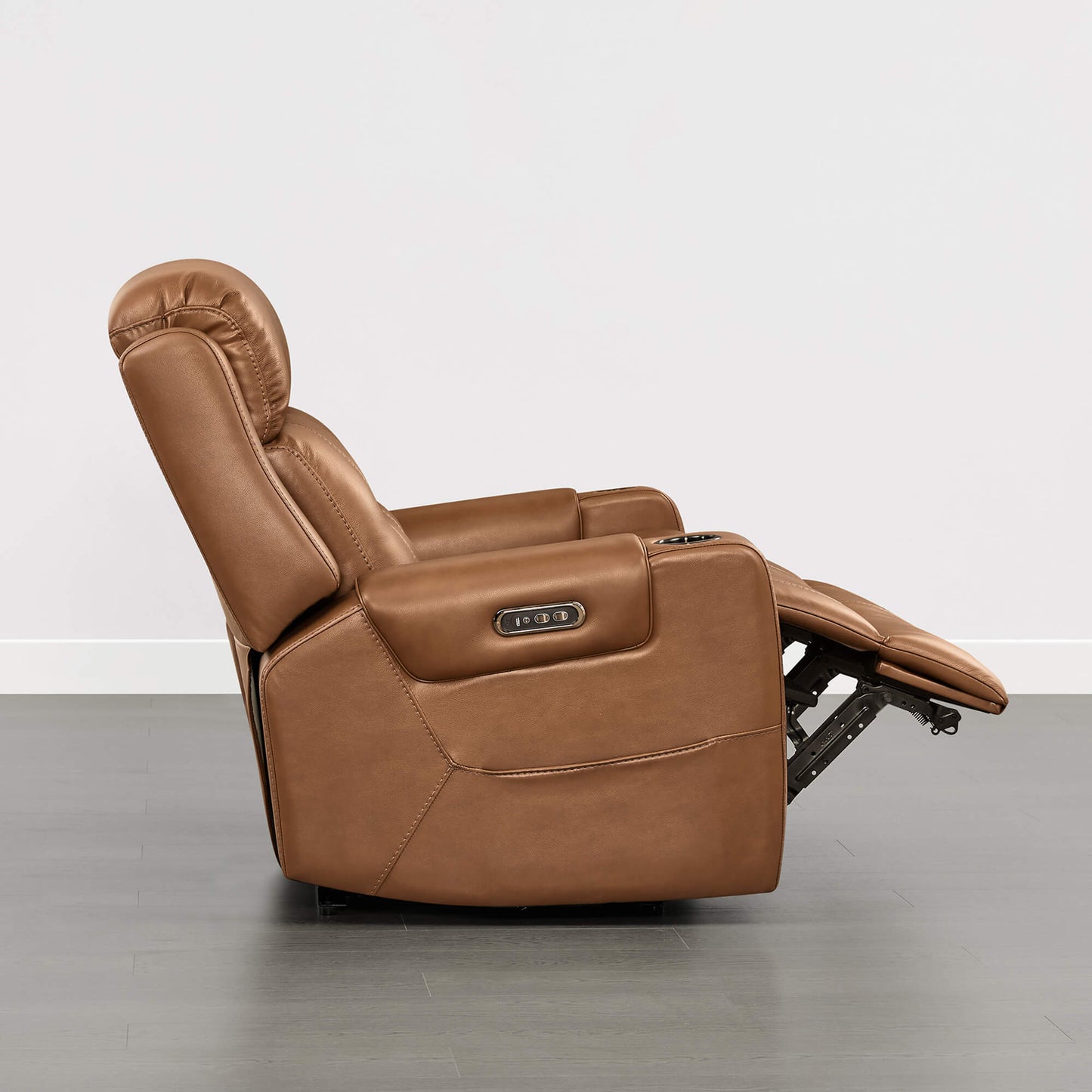 Dual Motor Reclining Sofa with Power Headrest in Garrison Fabric