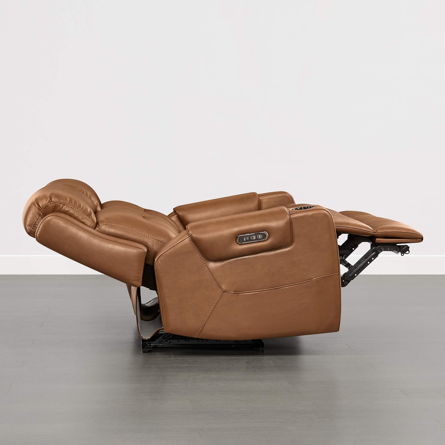 Dual Motor Reclining Sofa with Power Headrest in Garrison Fabric