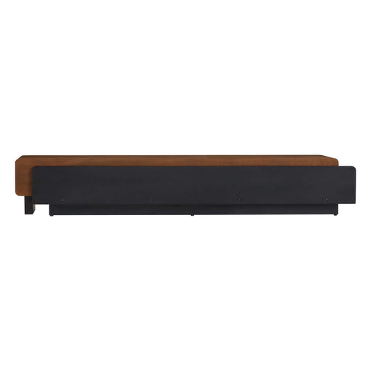 Extendable TV Media Console in Walnut, 79"-110" Width