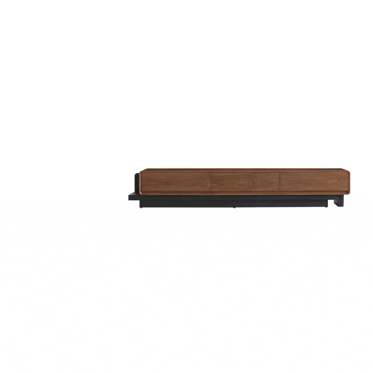 Extendable TV Media Console in Walnut, 79"-110" Width