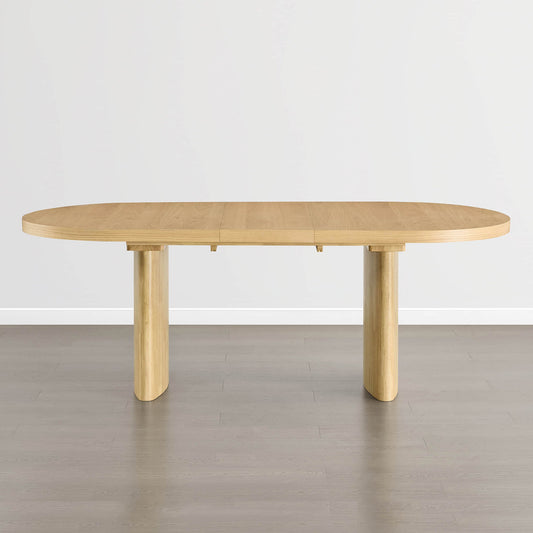 Extendable Wood Dining Table, 70.9"-86.6" Length