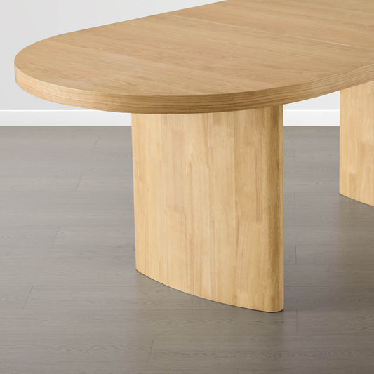 Extendable Wood Dining Table, 70.9"-86.6" Length