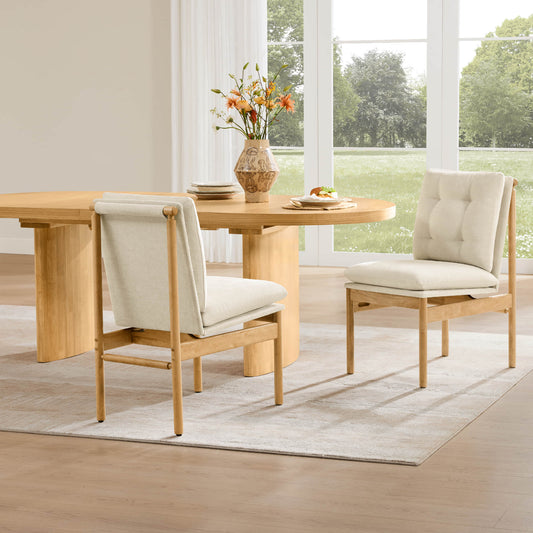 Extendable Wood Dining Table, 70.9"-86.6" Length