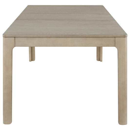 Extendable Wood Dining Table, 70.9"-90.6" for 4-6 People