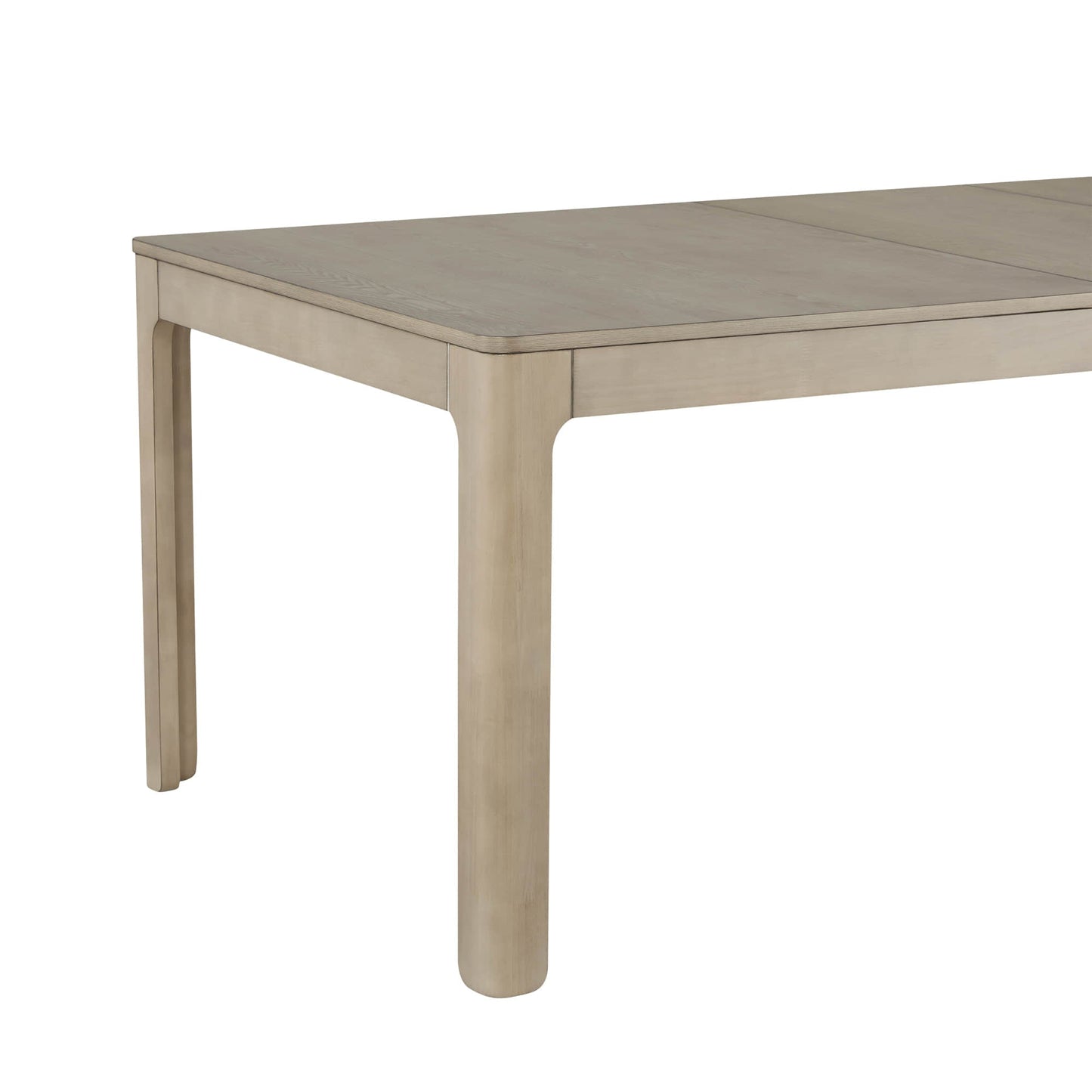 Extendable Wood Dining Table, 70.9"-90.6" for 4-6 People