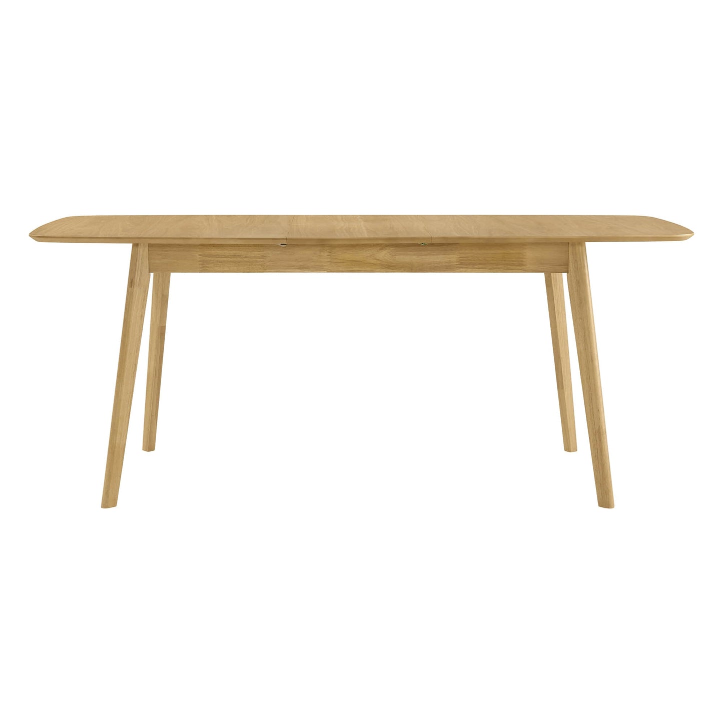 Extendable Wooden Dining Table Set with Six Chairs