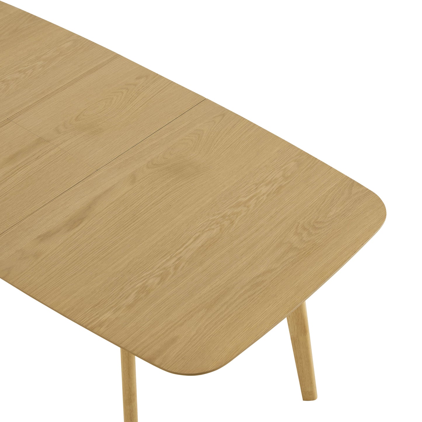 Extendable Wooden Dining Table Set with Six Chairs