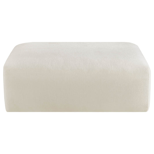 Feather-Filled 3-Seat Sofa with Ottoman and Configurable Sectional