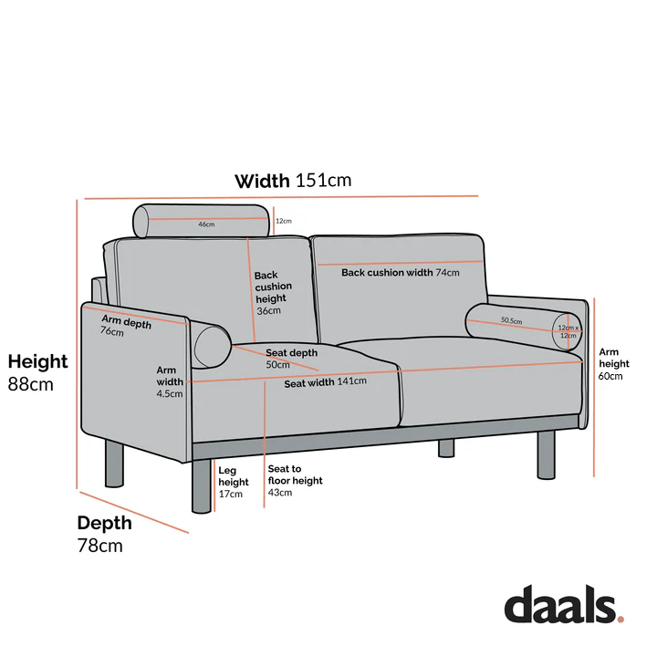Fern Green Velvet 2-Seater Sofa with Timber Legs