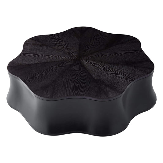 Flower-Shaped Coffee Table with Hidden Storage