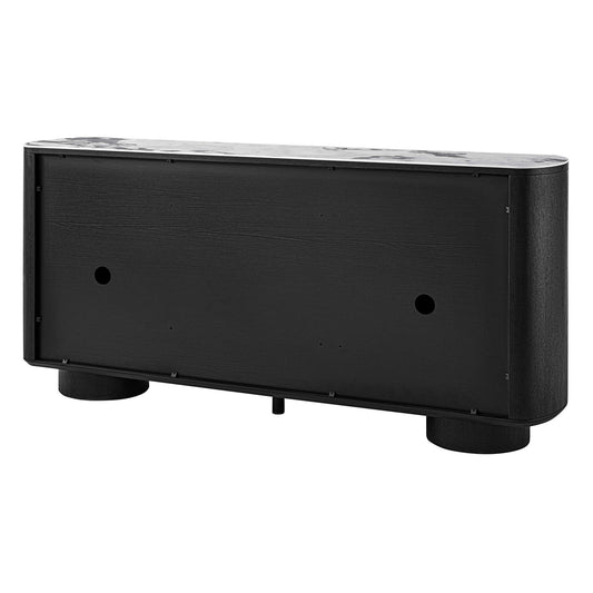 Fluted 71" Sideboard Buffet with Multi-section Design