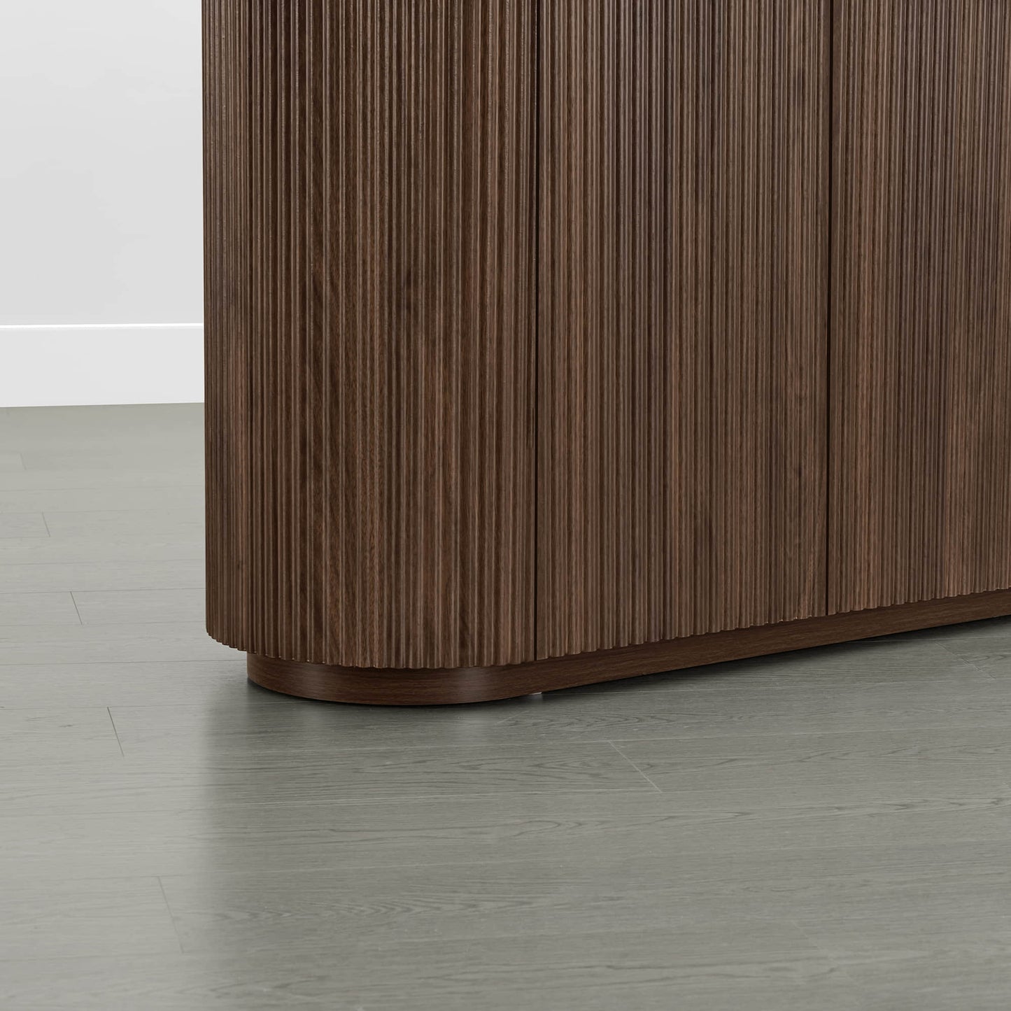 Fluted Wood Sideboard with 70-Inch Length