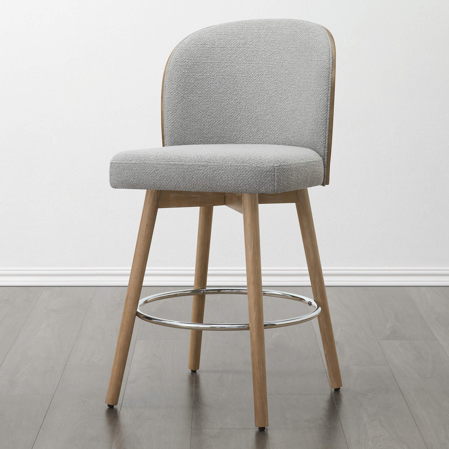 Gianna Swivel Counter Stool with Plush Upholstered Seat