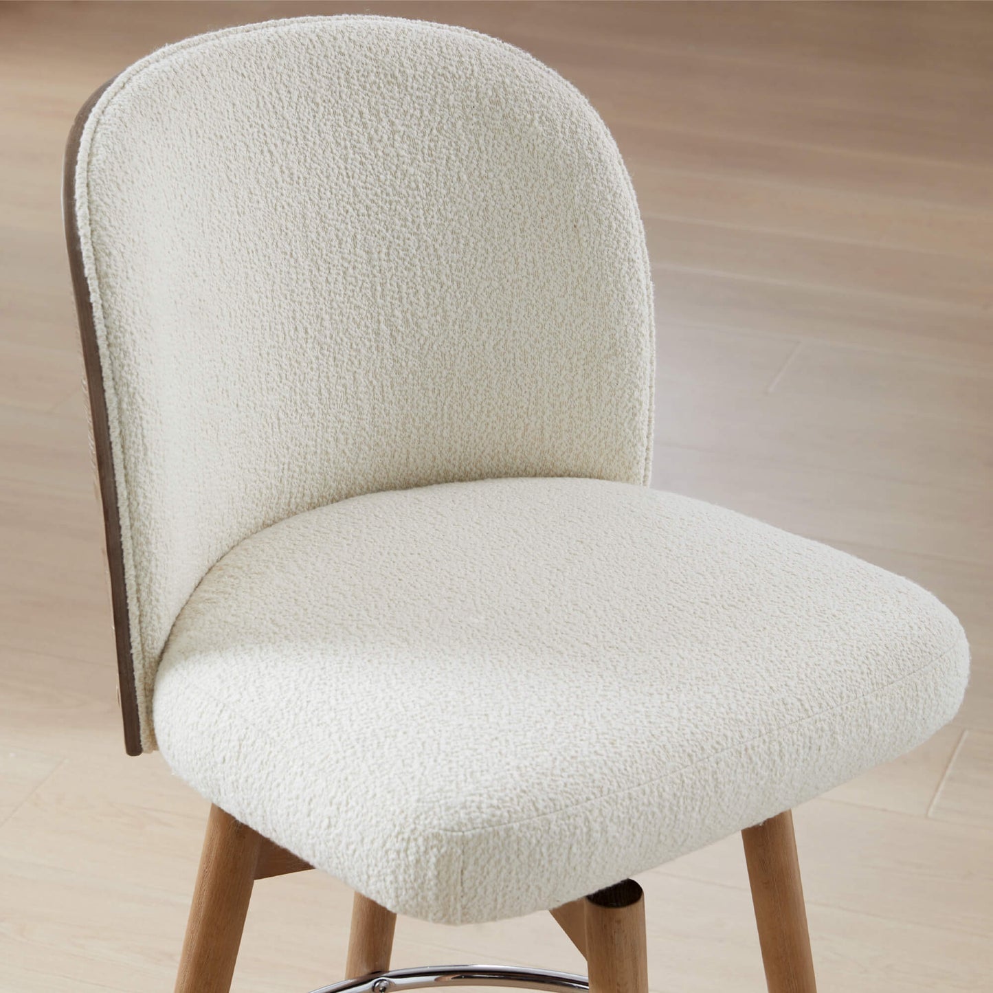 Gianna Swivel Counter Stool with Plush Upholstered Seat