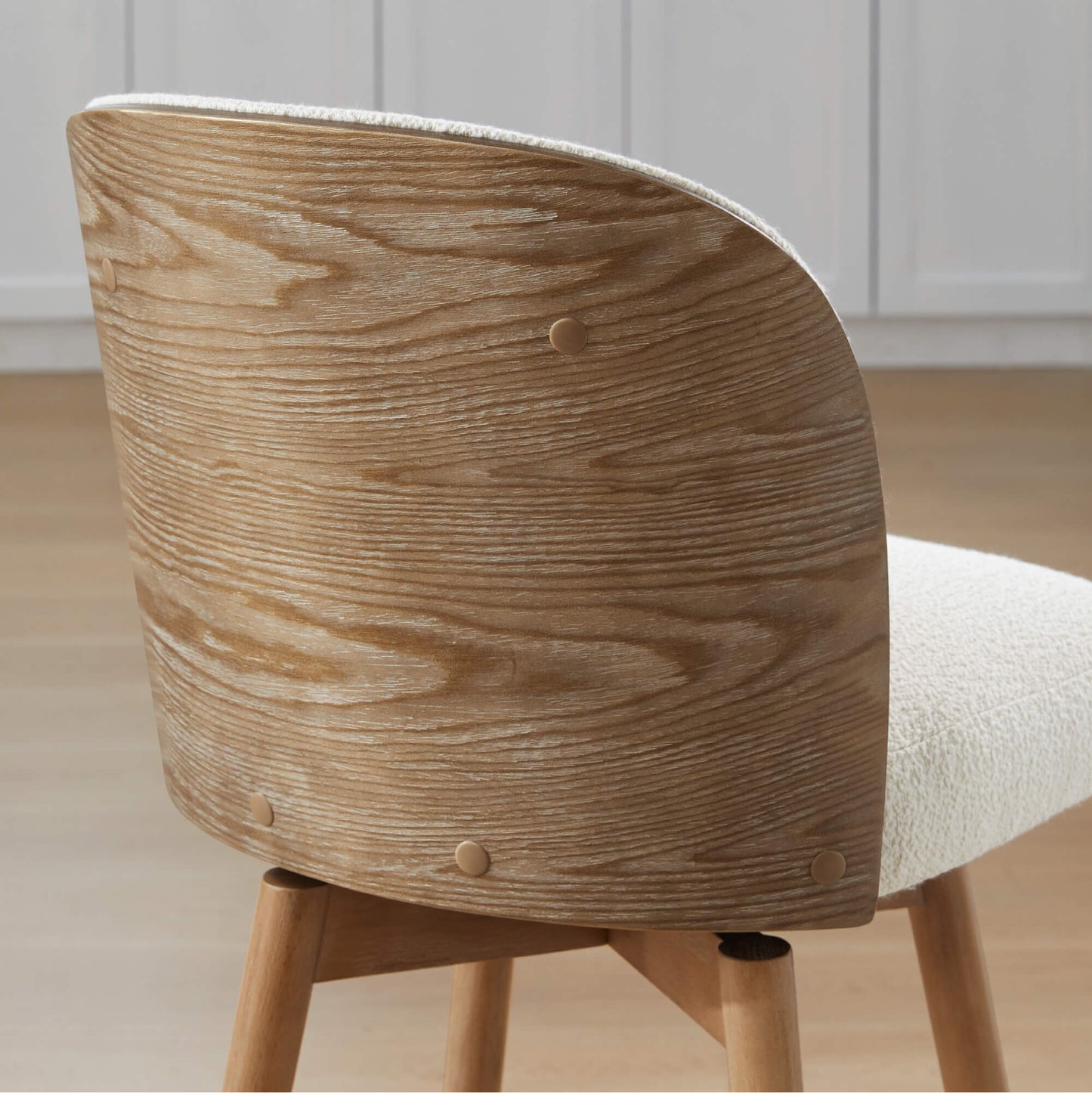Gianna Swivel Counter Stool with Plush Upholstered Seat
