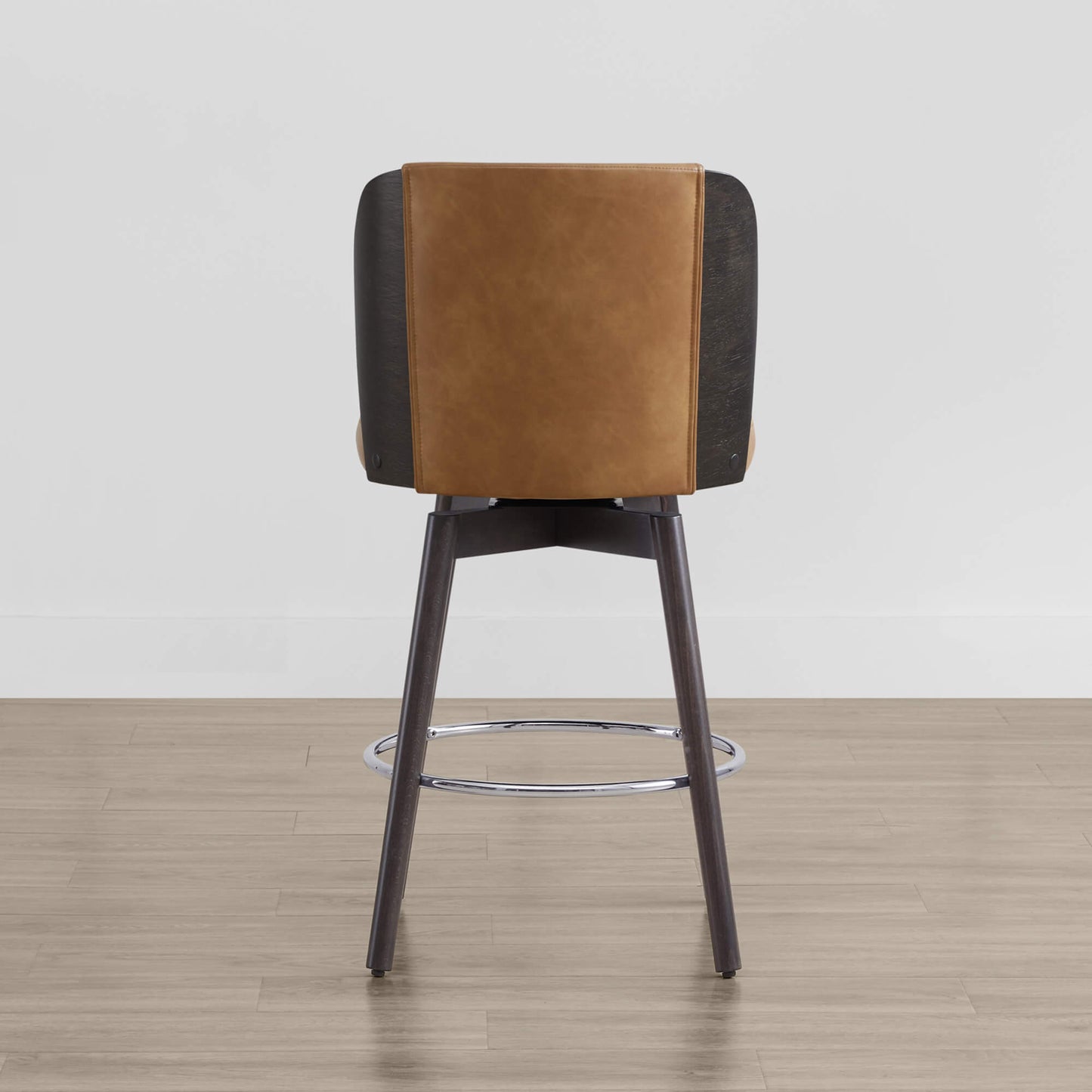 Gianna Swivel Counter Stool with Plush Upholstered Seat