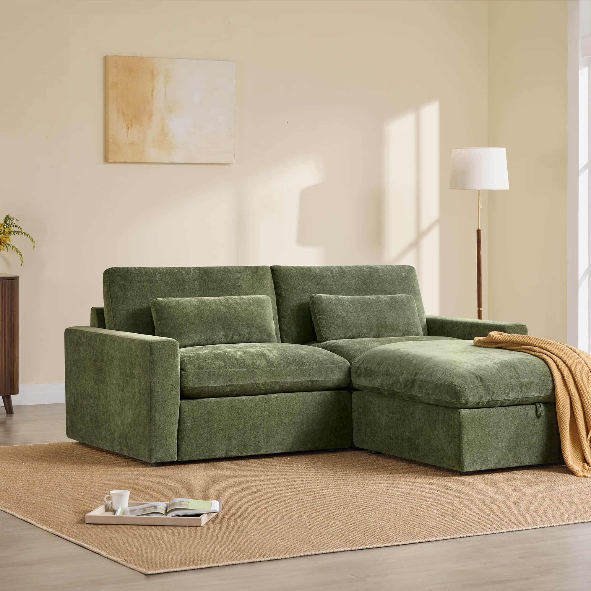 Ivy 3-Seat Modular Sofa with Performance Fabric