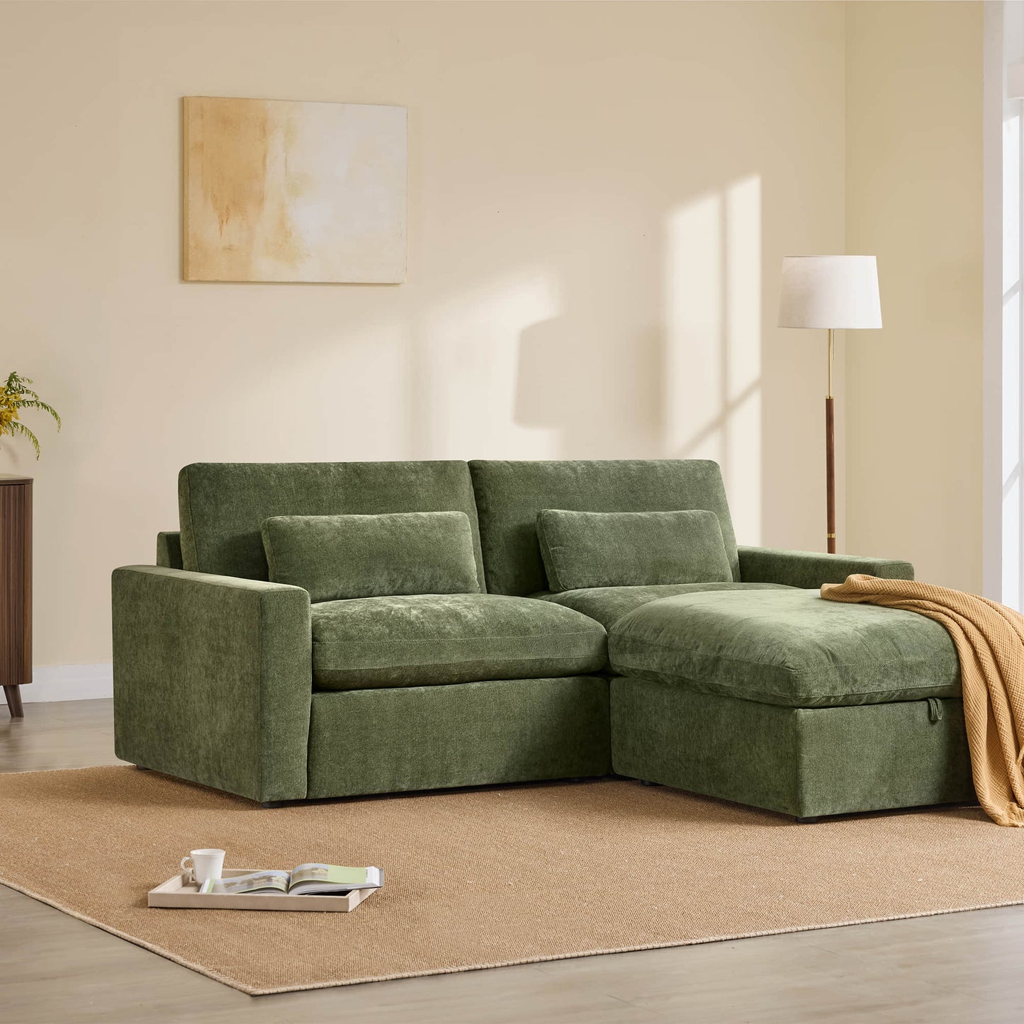 Ivy 3-Seat Modular Sofa with Performance Fabric