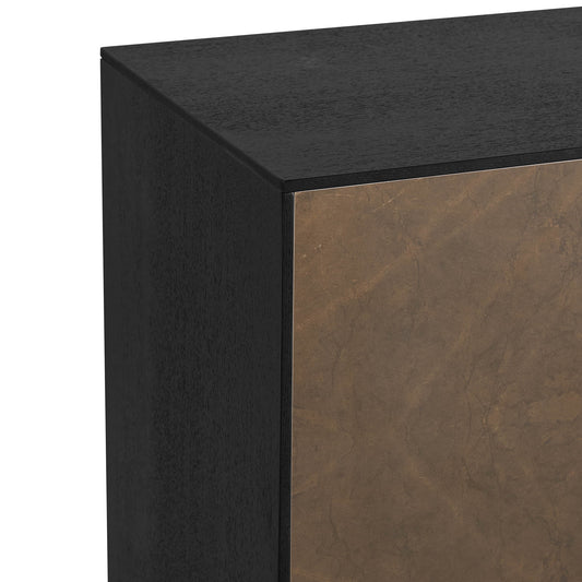 Large-Capacity Sideboard with Metal Accents in 79" Width