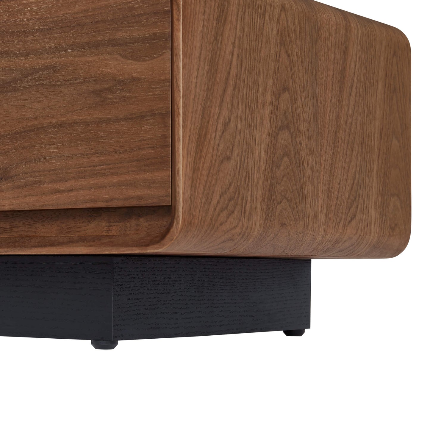 Large-Capacity TV Media Console in Walnut Finish