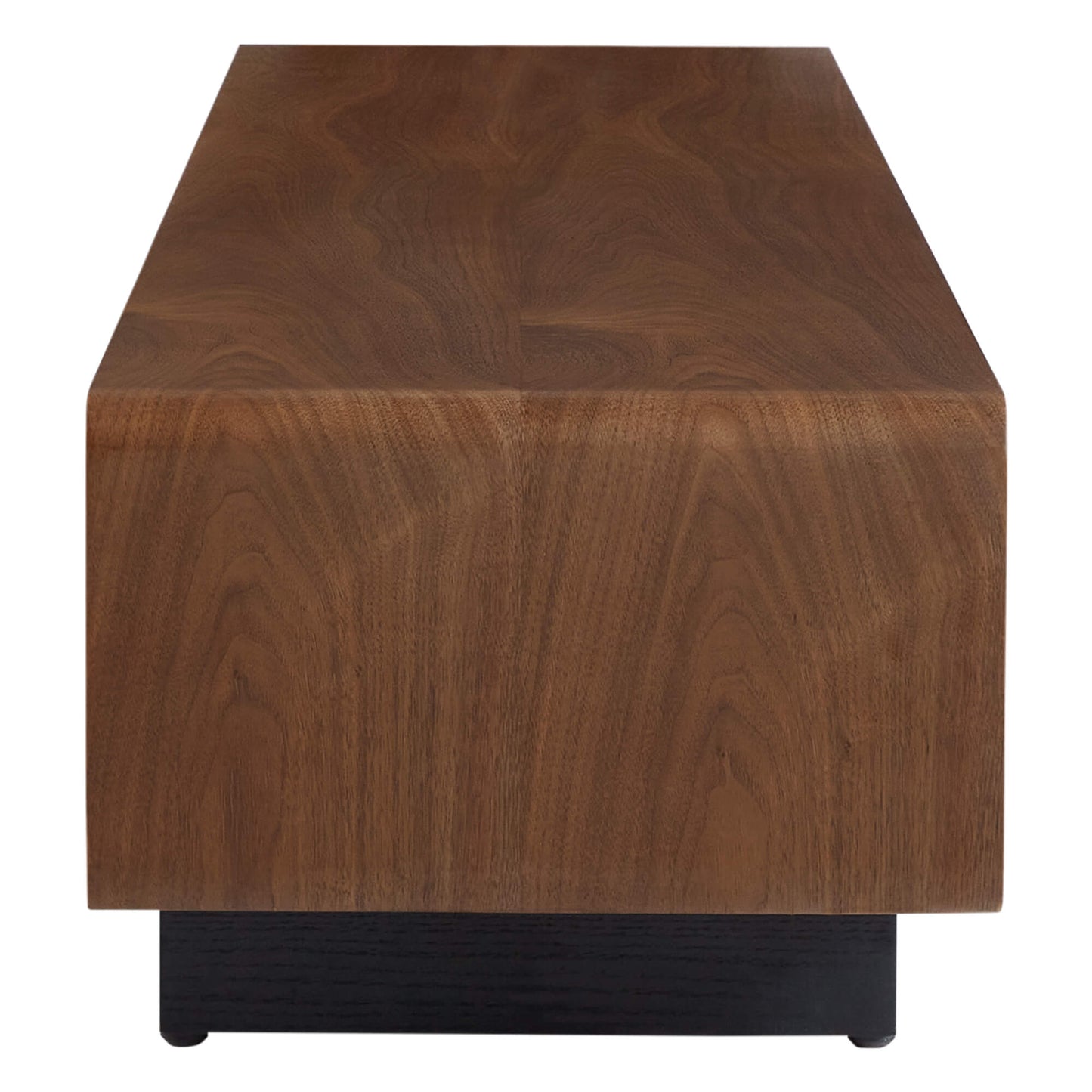 Large-Capacity TV Media Console in Walnut Finish