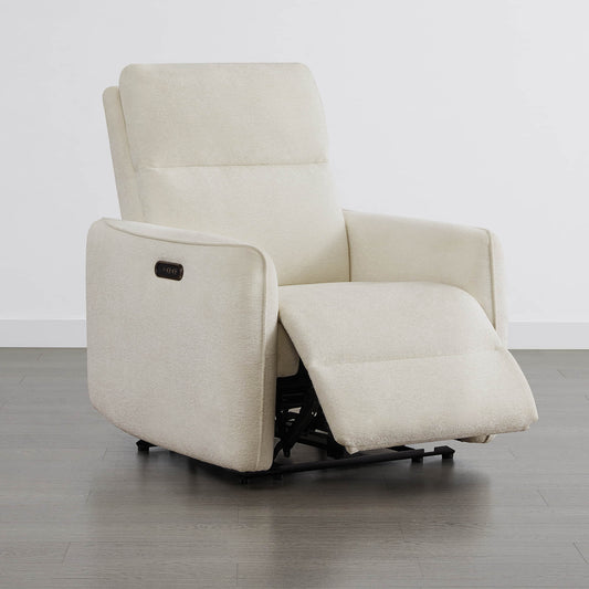 Lay-Flat Power Recliner with Adjustable Headrest