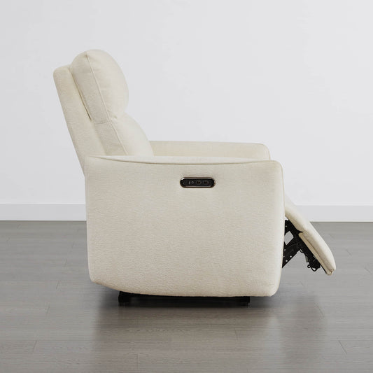 Lay-Flat Power Recliner with Adjustable Headrest