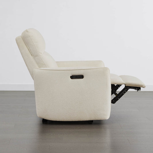 Lay-Flat Power Recliner with Adjustable Headrest
