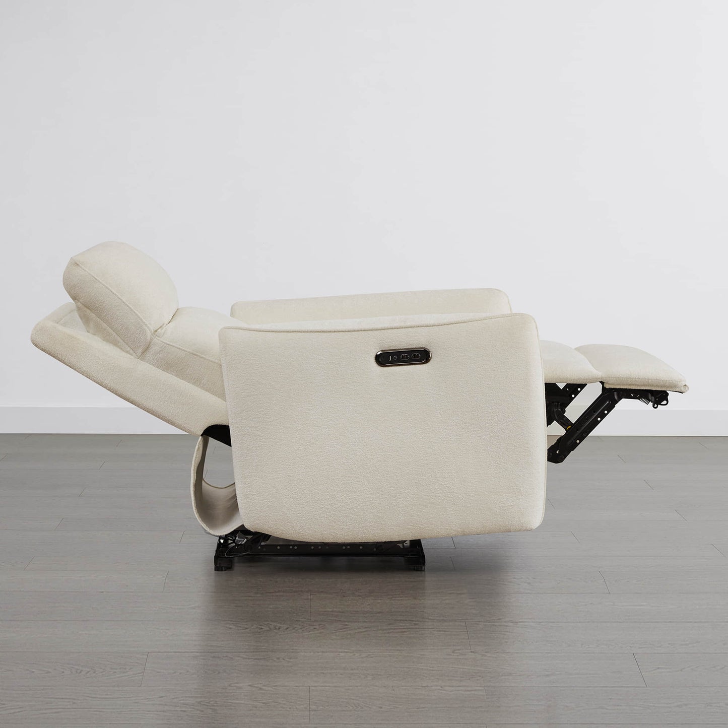 Lay-Flat Power Recliner with Adjustable Headrest