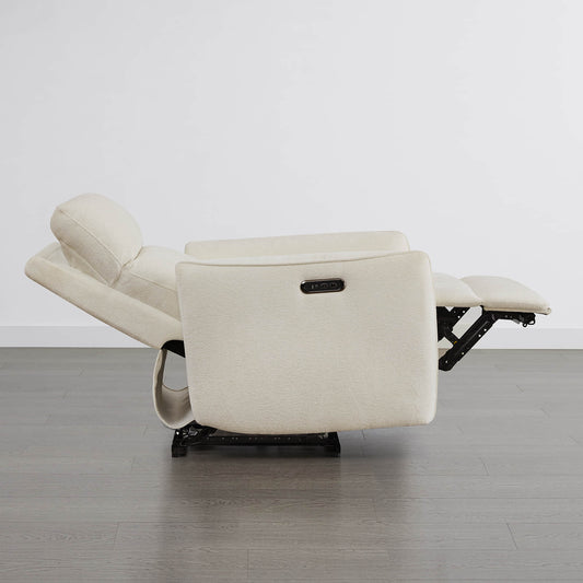 Lay-Flat Power Recliner with Adjustable Headrest
