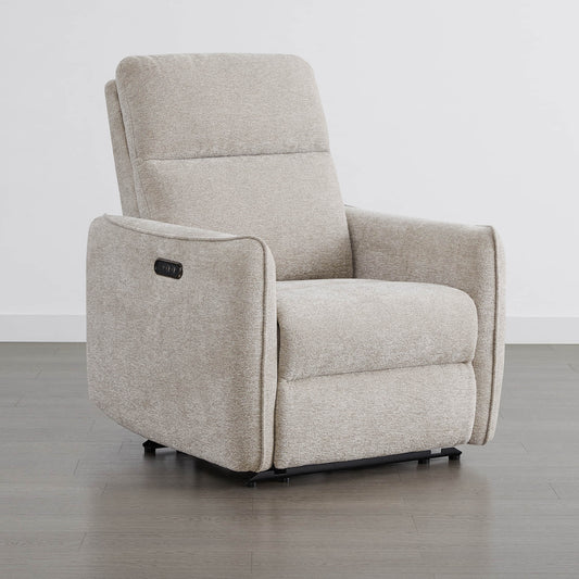 Lay-Flat Power Recliner with Adjustable Headrest