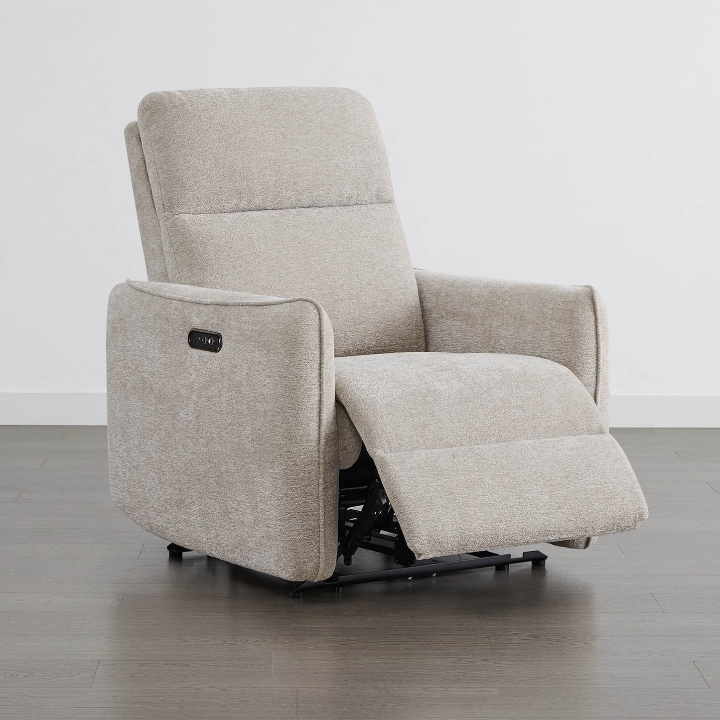 Lay-Flat Power Recliner with Adjustable Headrest