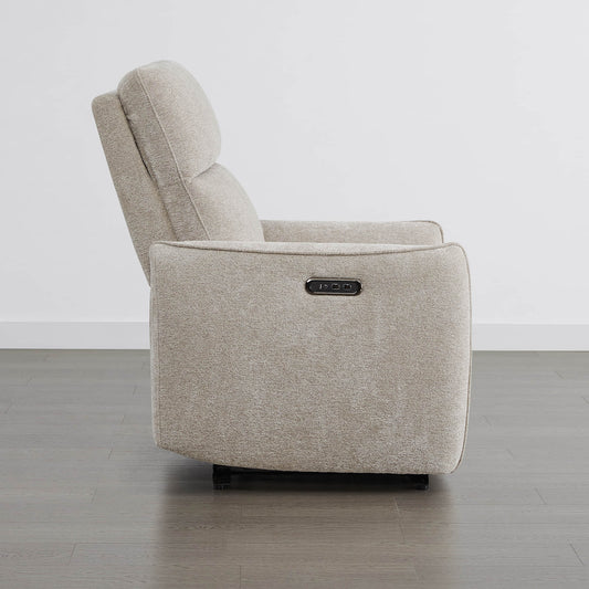 Lay-Flat Power Recliner with Adjustable Headrest