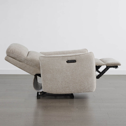 Lay-Flat Power Recliner with Adjustable Headrest
