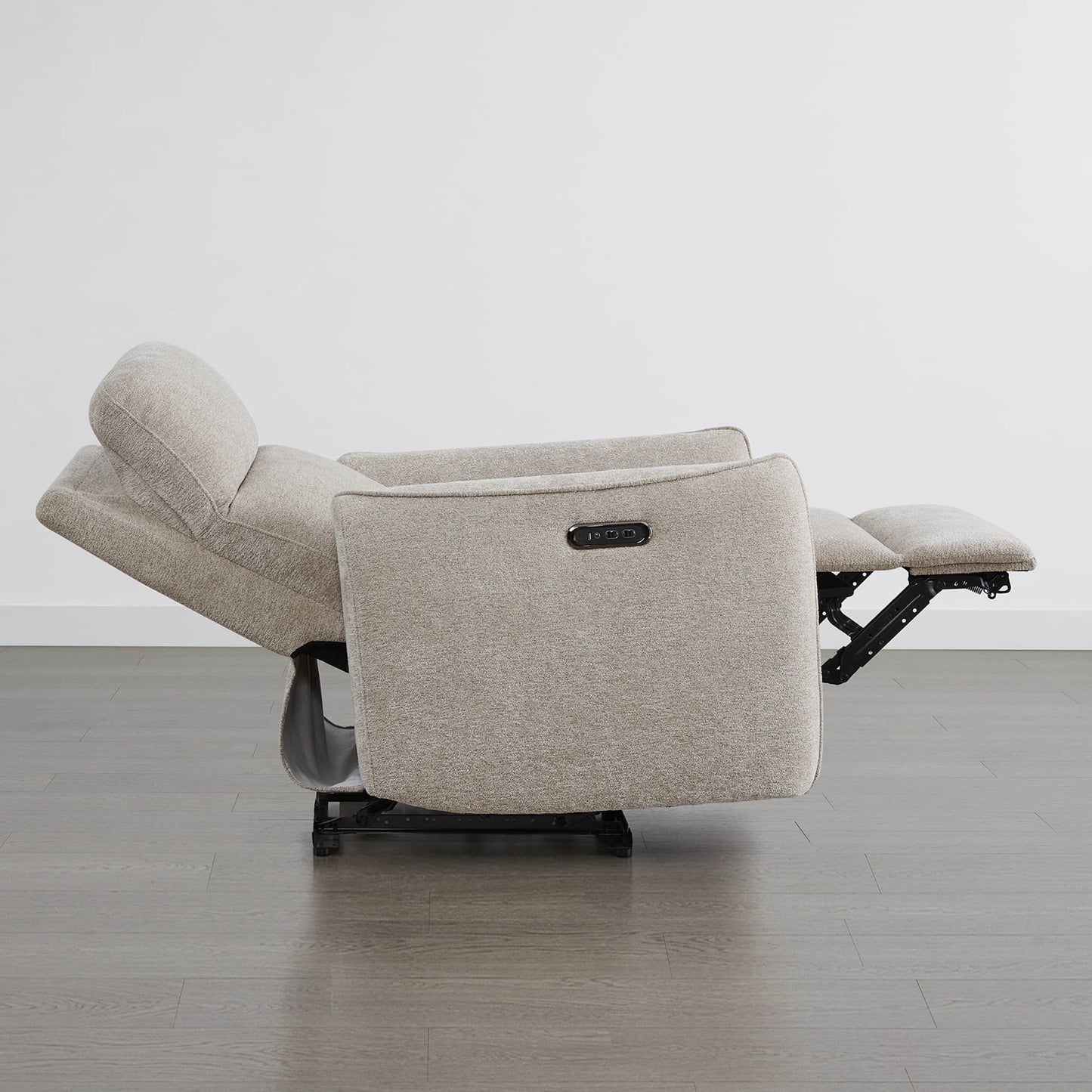 Lay-Flat Power Recliner with Adjustable Headrest