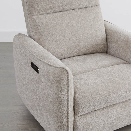 Lay-Flat Power Recliner with Adjustable Headrest