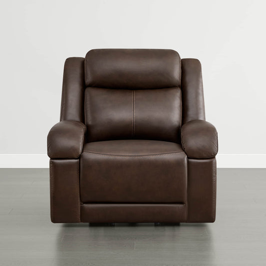 Leather Lift Assist Recliner with Power Headrest