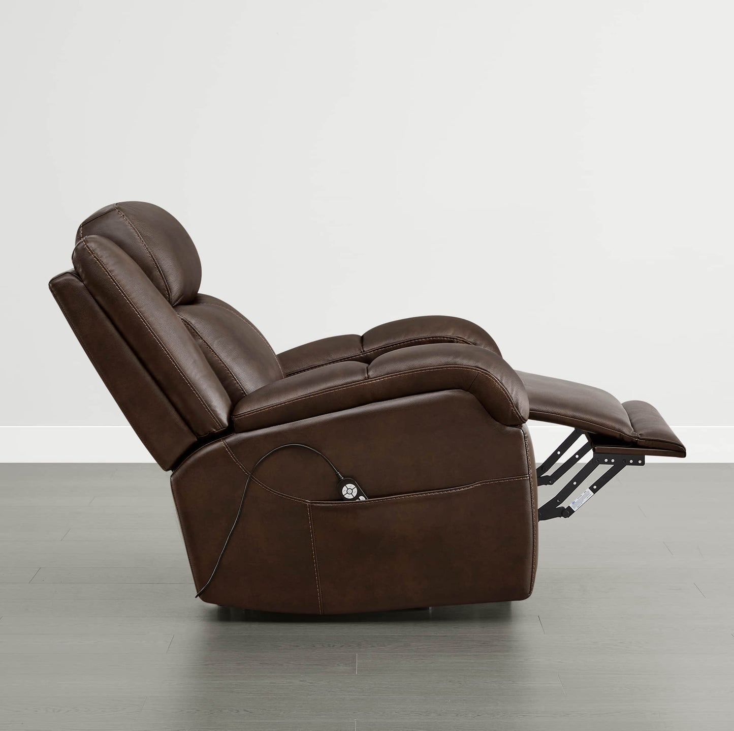 Leather Lift Assist Recliner with Power Headrest