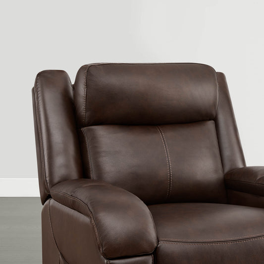 Leather Lift Assist Recliner with Power Headrest