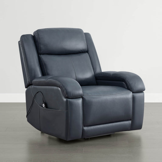 Leather Lift Assist Recliner with Power Headrest