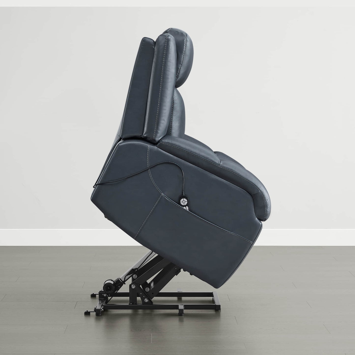 Leather Lift Assist Recliner with Power Headrest
