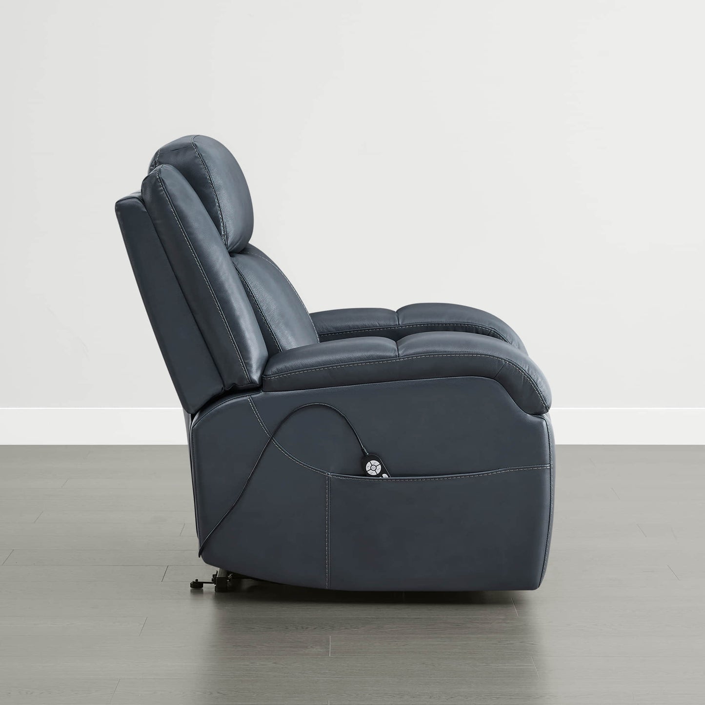 Leather Lift Assist Recliner with Power Headrest