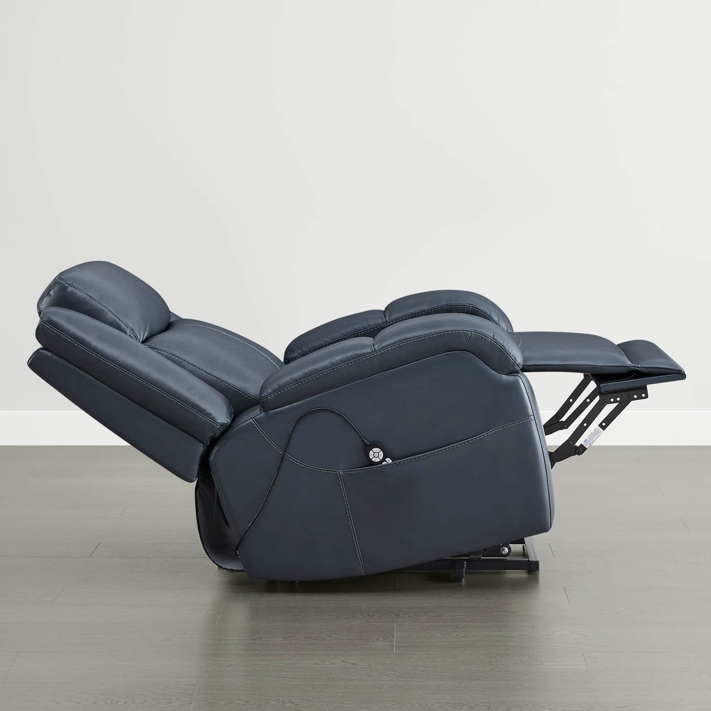 Leather Lift Assist Recliner with Power Headrest