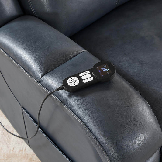 Leather Lift Assist Recliner with Power Headrest