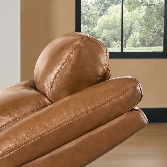 Leather Lift Assist Recliner with Power Headrest